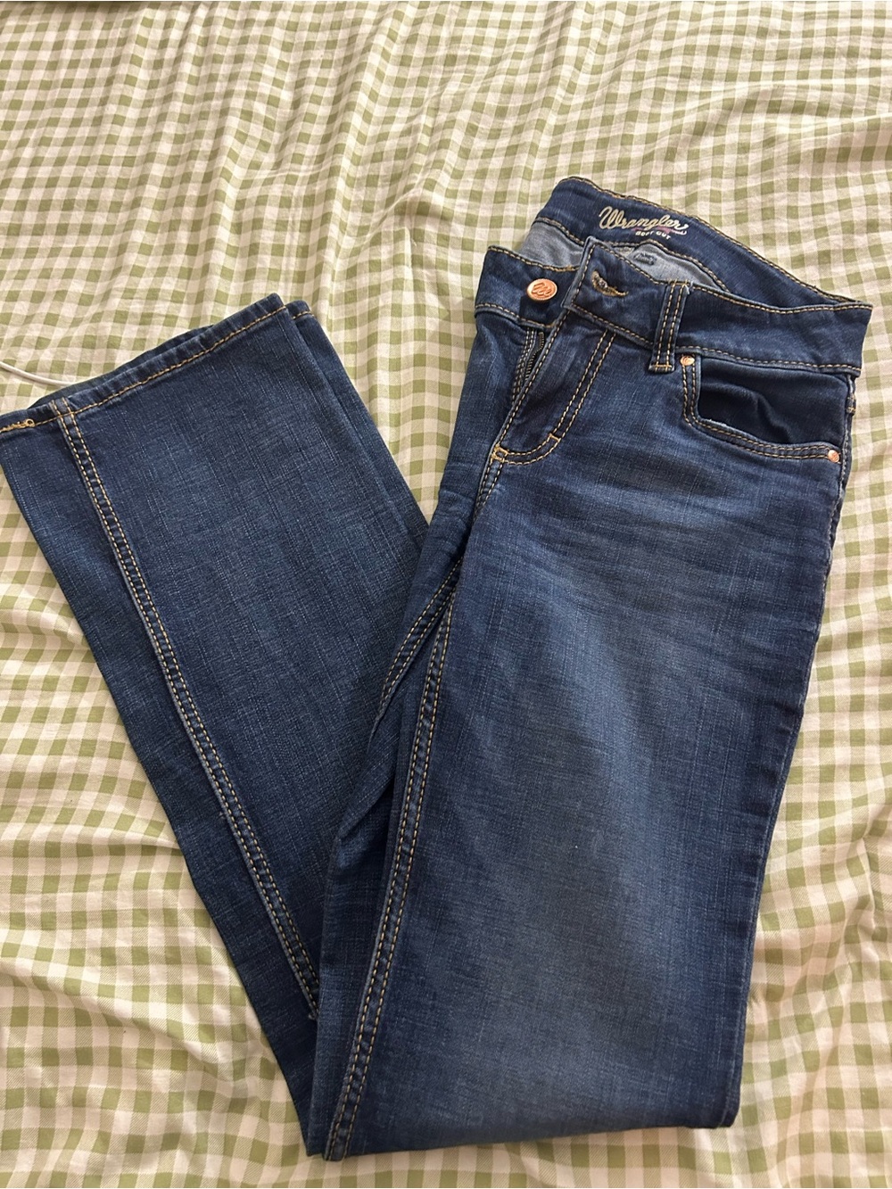 Wrangler Women's Indigo Blue Bootcut Jeans - Picture 2 of 2